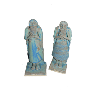 Figure Sumarian King Ceramics