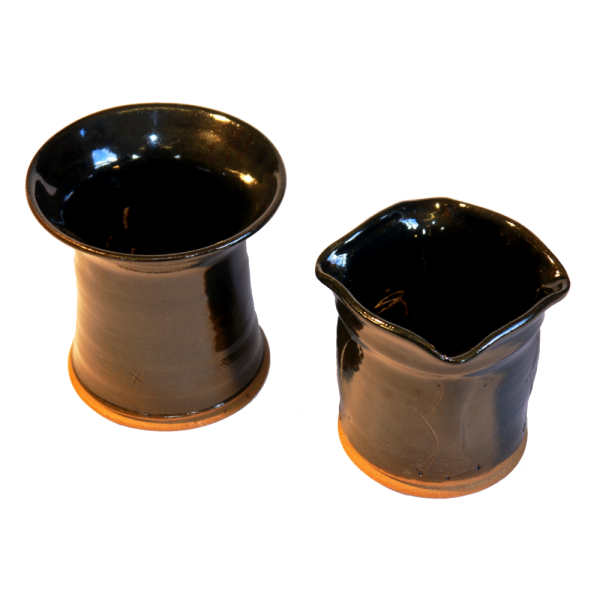 Small Black Vases