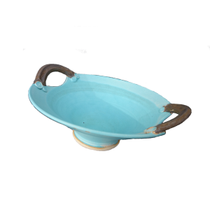 Turquoise Handled Dish Ceramics